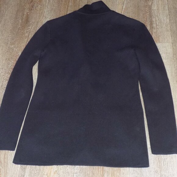 New w/$118 Tag J. Crew 100% Cotton Black Knit Blazer Size XS - Picture 8 of 9